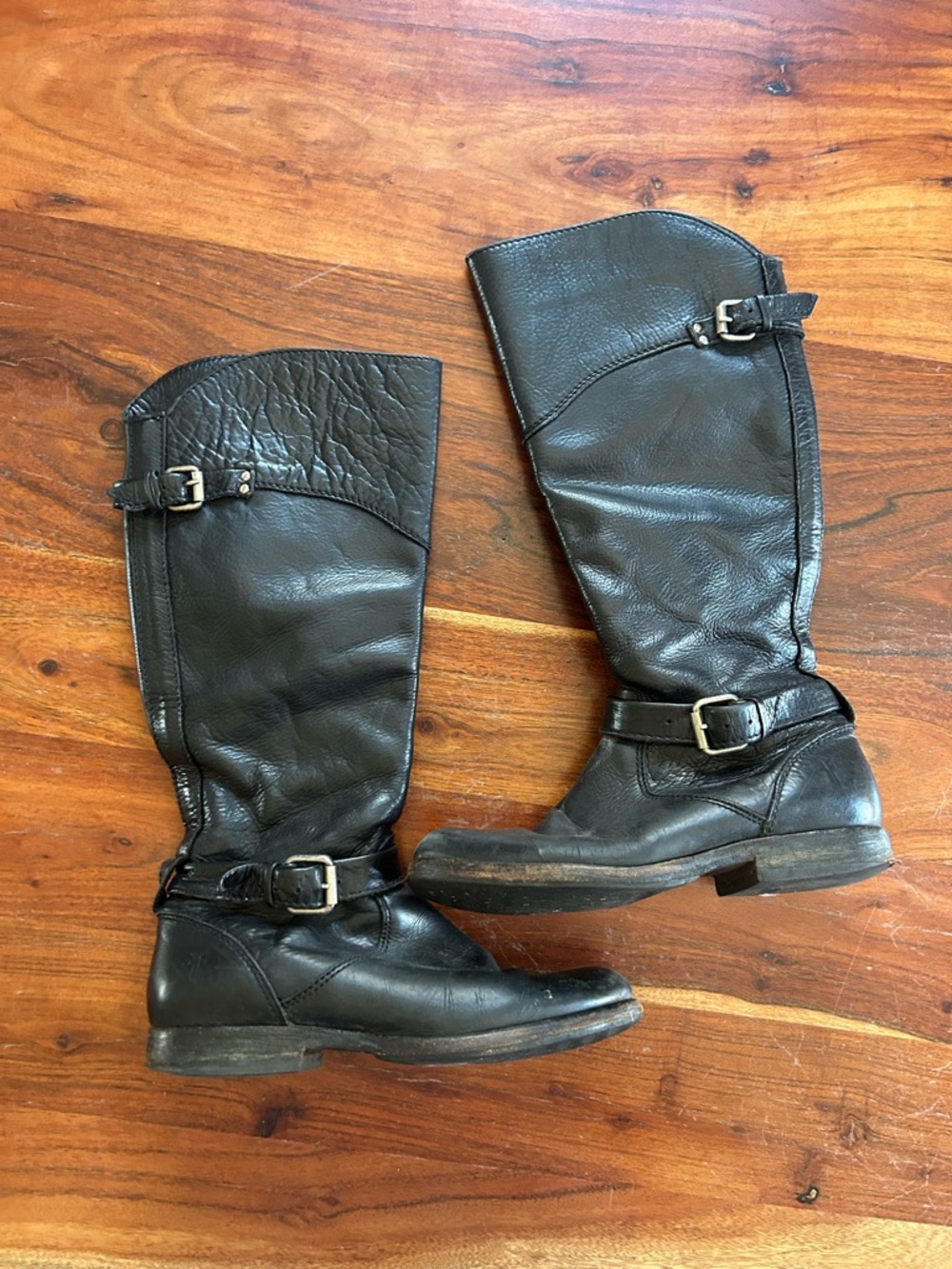 Frye women’s Phillip riding boots leather black - Picture 3 of 13